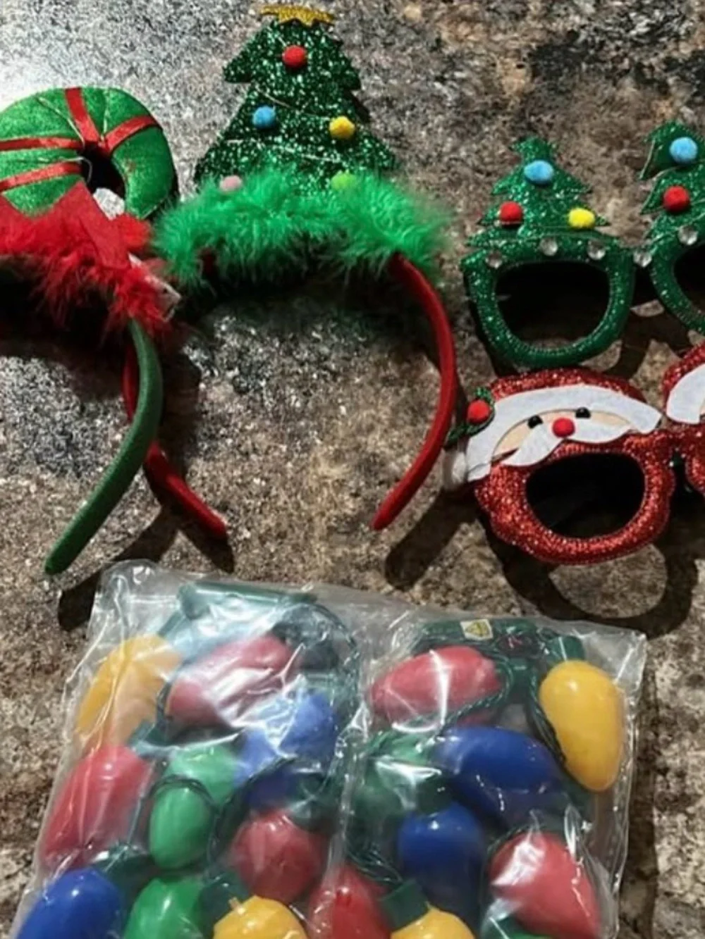 Set of 6 Christmas Lightup  Novelty Set